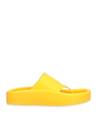 MM6 MAISON MARGIELA Flip flops Yellow Rubber