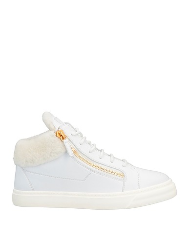 GIUSEPPE ZANOTTI Sneakers White Textile fibers