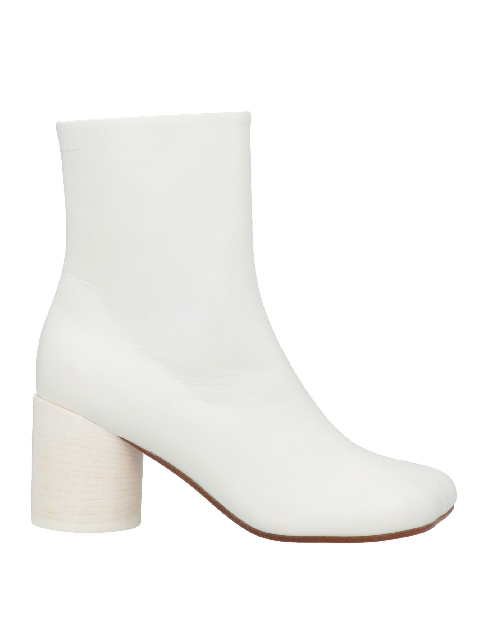 MM6 MAISON MARGIELA | White Women's Ankle Boot | YOOX