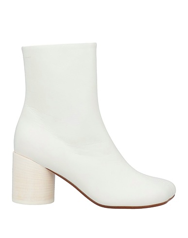 MM6 MAISON MARGIELA Ankle boot White Soft Leather