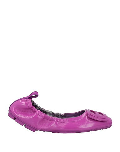 HOGAN Ballet flats Mauve Soft Leather