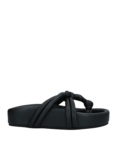 MM6 MAISON MARGIELA Flip flops Black Textile fibres