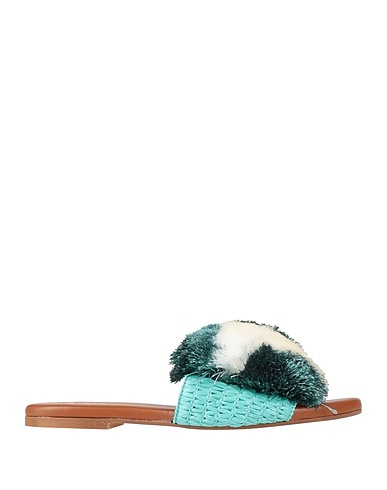 GIPSY ROSE Sandals Azure Textile fibers