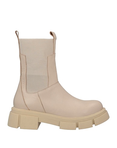 CAFèNOIR Ankle boot Ivory Soft Leather