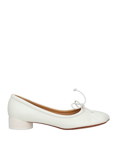MM6 MAISON MARGIELA Ballet flats White Soft Leather