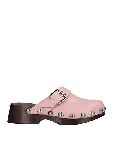 GANNI Mules and clogs Light pink Soft Leather