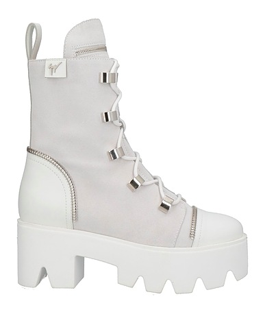 GIUSEPPE ZANOTTI Ankle boot Light grey Leather