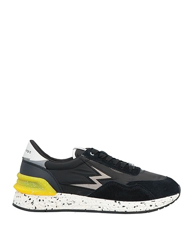 MOACONCEPT Sneakers Black Leather, Other Fibres
