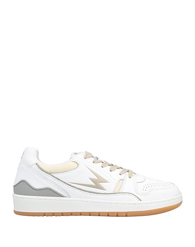 MOACONCEPT Sneakers Weiß Leder, Andere Fasern