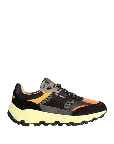 WOOLRICH Sneakers CLASSIC RUNNER CAMOSCIO  
 Dark brown 71% Calfskin, 29% Polyester