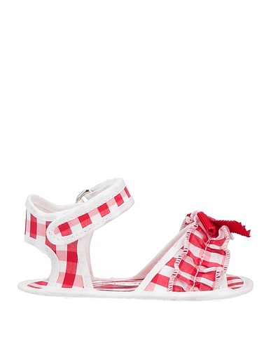 LE BEBÉ Newborn shoes Red Textile fibres