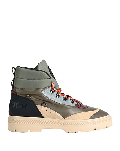 WOOLRICH 미들 부츠 RETRO HIKING BOOT GUM 
 카키 49% 송아지 가죽, 26% 염소 가죽, 25% 폴리아미드