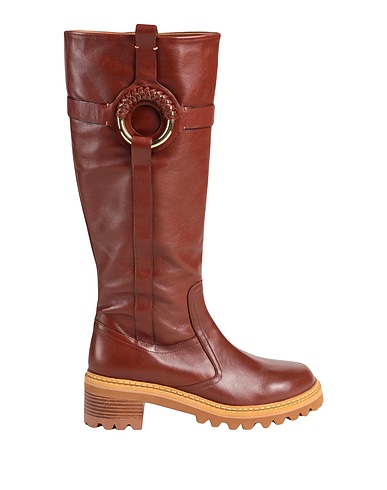SEE BY CHLOÉ Boots Brown Soft Leather