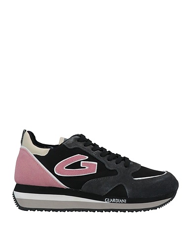 ALBERTO GUARDIANI Sneakers Antracite Pelle, Fibre tessili
