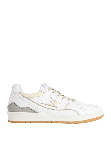 MOACONCEPT Sneakers Grey Soft Leather, Textile fibers