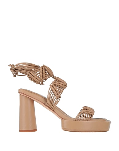 PALOMA BARCELÓ Sandals Light brown Soft Leather