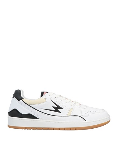 MOACONCEPT Sneakers White Soft Leather, Textile fibres, Other Fibres