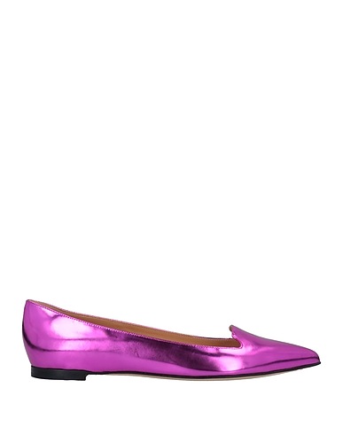 SERGIO ROSSI Loafers Mauve Calfskin