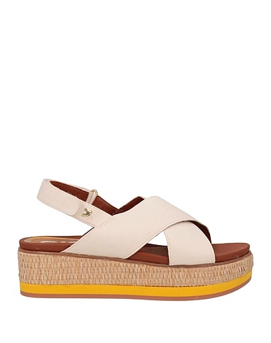 GIOSEPPO Sandals White Textile fibers