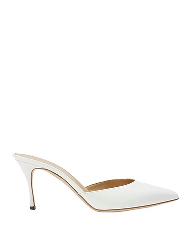 SERGIO ROSSI Mules and clogs White Leather