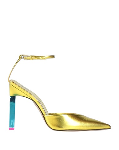 THE ATTICO Pump Gold Soft Leather