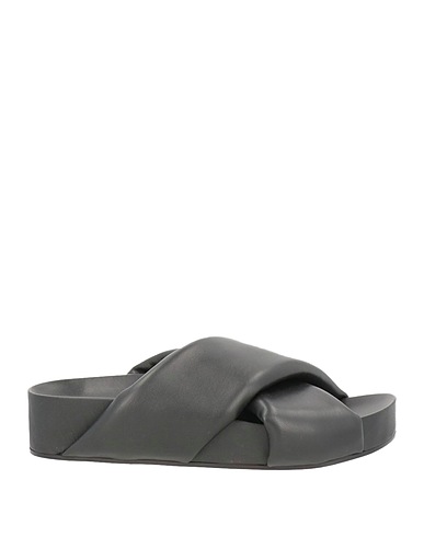 JIL SANDER Sandals Black Soft Leather