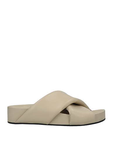 JIL SANDER Sandals Beige Soft Leather