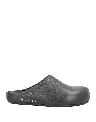 MARNI Mules and clogs Black Soft Leather