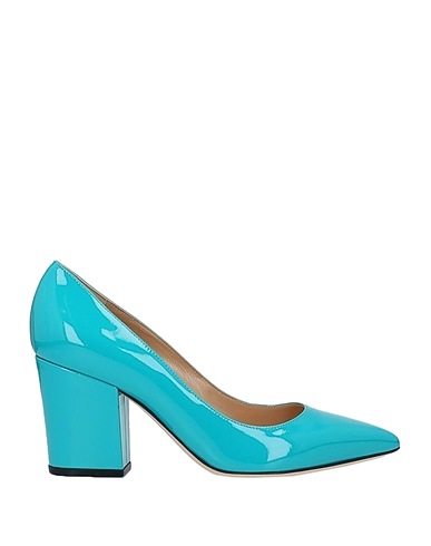 SERGIO ROSSI Pump Turquoise Calfskin