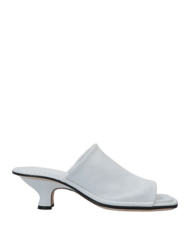 BY FAR Sandals White Leather