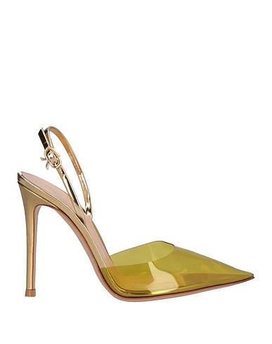 GIANVITO ROSSI Court Yellow Leather, Plastic