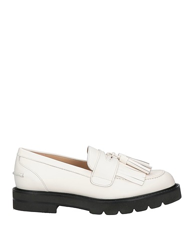 STUART WEITZMAN Loafers Ivory Calfskin