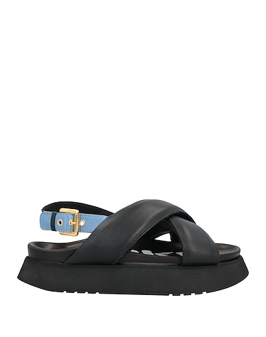 INUIKII Sandals Black Soft Leather