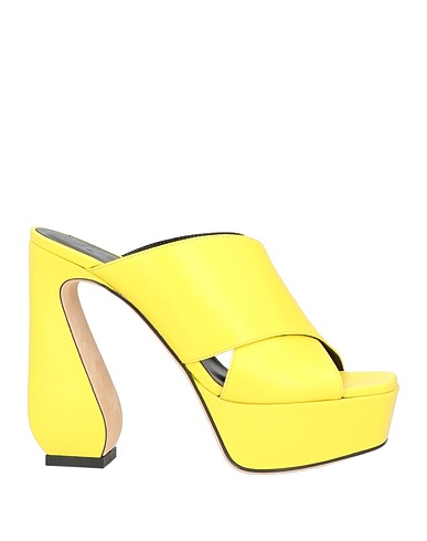 SI ROSSI by SERGIO ROSSI Sandali Giallo Pelle