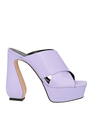 SI ROSSI by SERGIO ROSSI Sandals Lilac Soft Leather