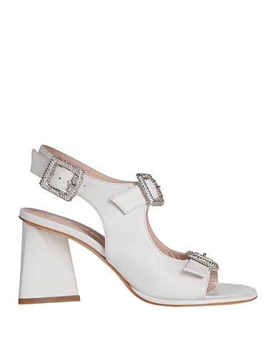 STRATEGIA Sandals White Soft Leather