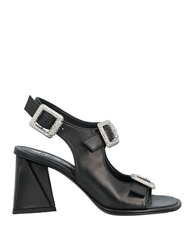 STRATEGIA Sandals Black Soft Leather