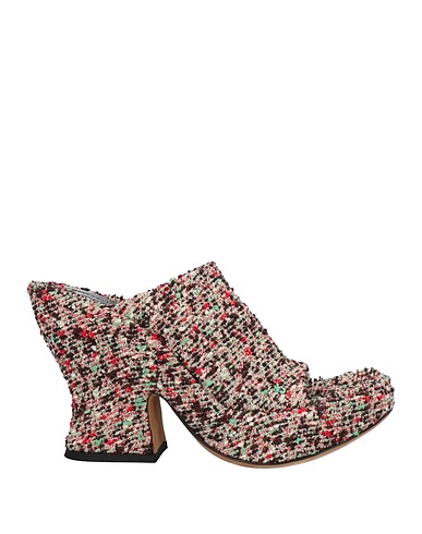 BOTTEGA VENETA Sandals Dark brown Textile fibers