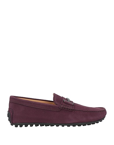 TOD'S Loafers Plum Leather