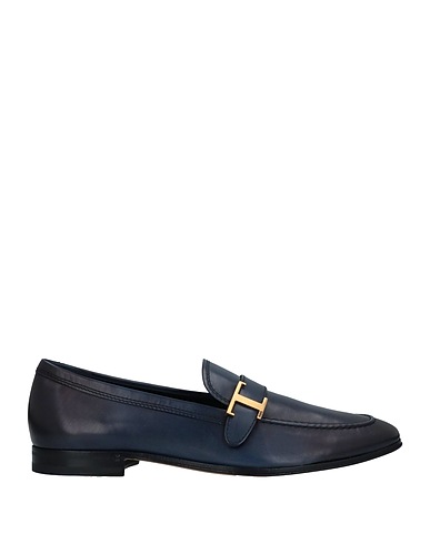 TOD'S Loafers Midnight blue Soft Leather