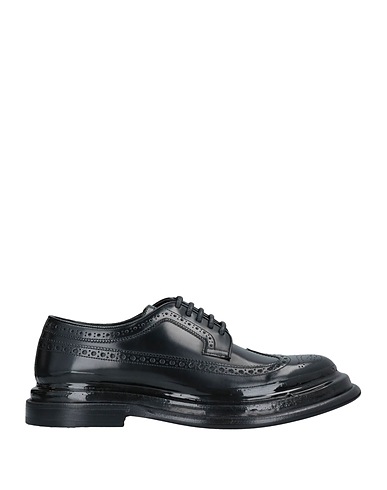 DOLCE&GABBANA Stringate Nero 100% Pelle di vitello