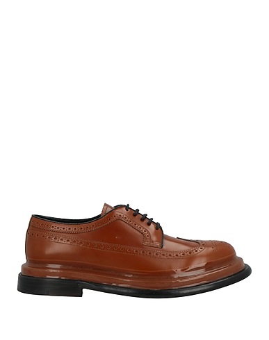 DOLCE&GABBANA Laced shoes Brown 100% Calfskin