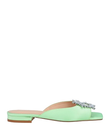 GAëLLE Paris Sandals Light green Textile fibers