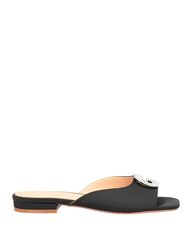 GAëLLE Paris Sandals Black Textile fibers
