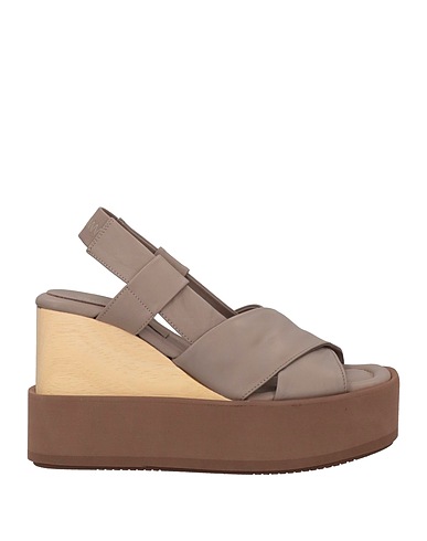PALOMA BARCELÓ Sandals Taupe Soft Leather