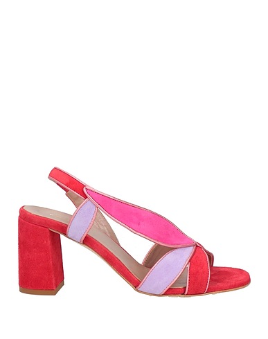 CHEVILLE Sandals Fuchsia Leather