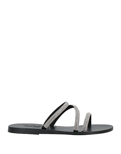 ANCIENT GREEK SANDALS Sandals Silver Soft Leather