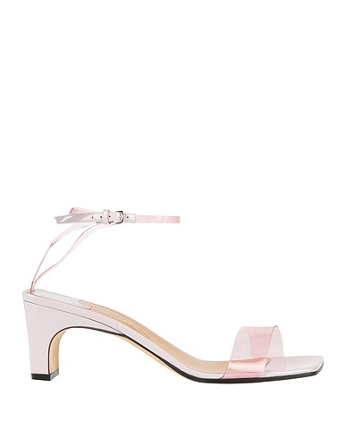 SERGIO ROSSI Sandals Light pink PVC - Polyvinyl chloride