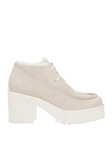 LEMARÉ Laced shoes Off white Soft Leather