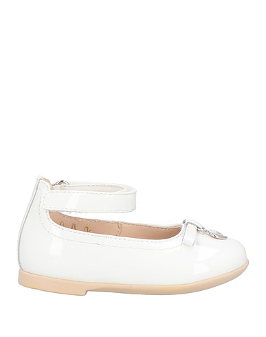 EMPORIO ARMANI Ballet flats White Soft Leather